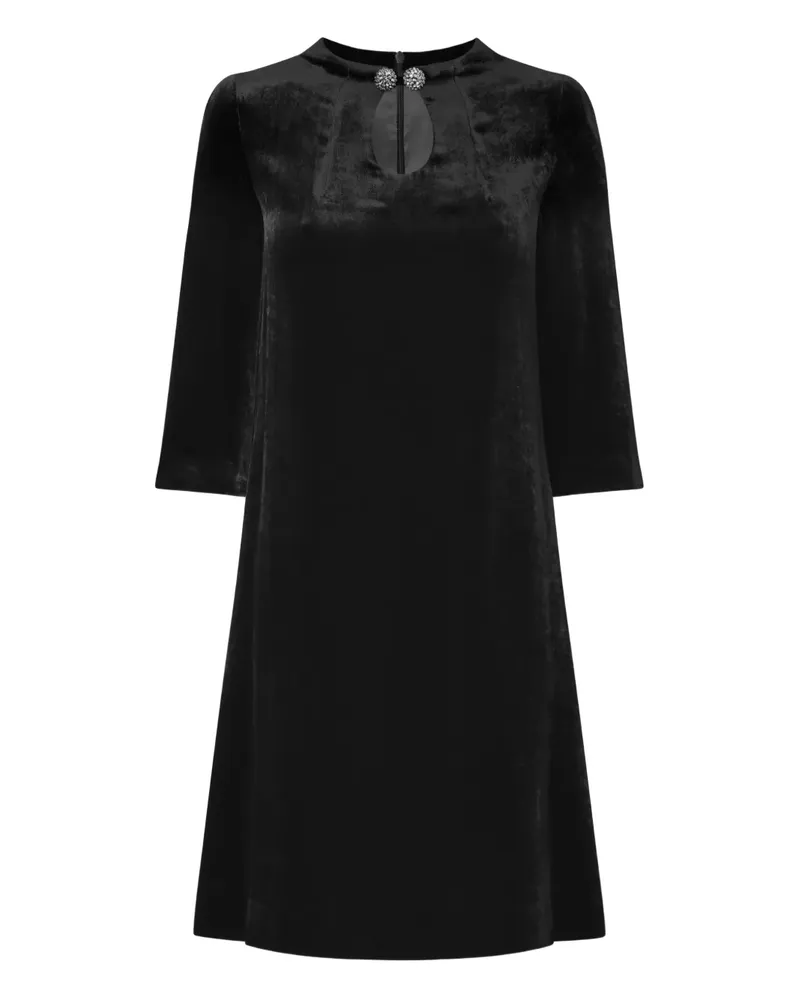 JANE Atelier Whisper embellished mini dress - Schwarz Schwarz