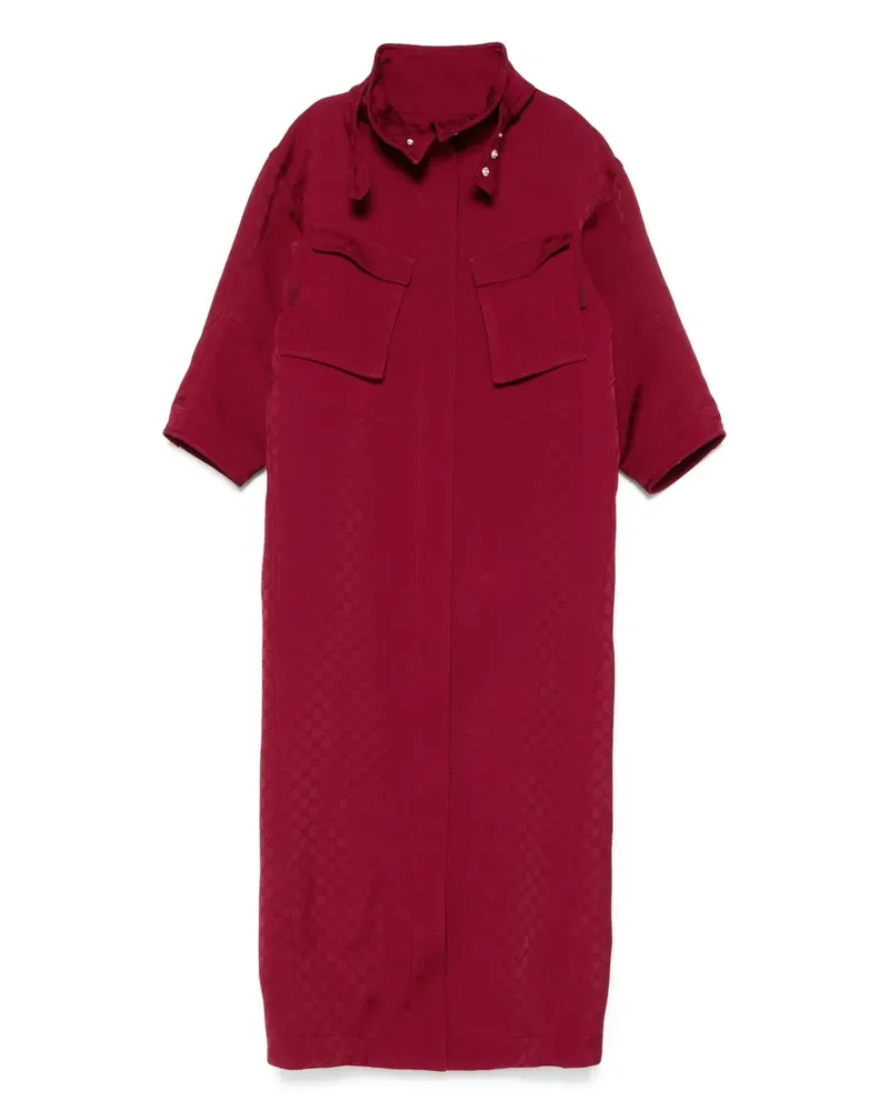 Gucci Mantel mit GG-Jacquardmuster - Rot Rot