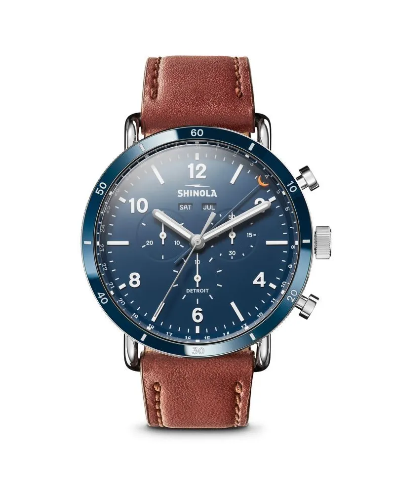 SHINOLA Canfield Sport Chronograph 45mm - Blau Blau
