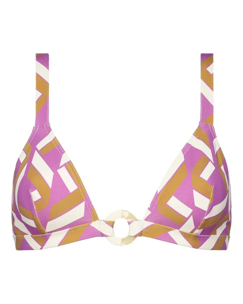 Eres Bikinioberteil mit geometrischem Print - Violett Violett