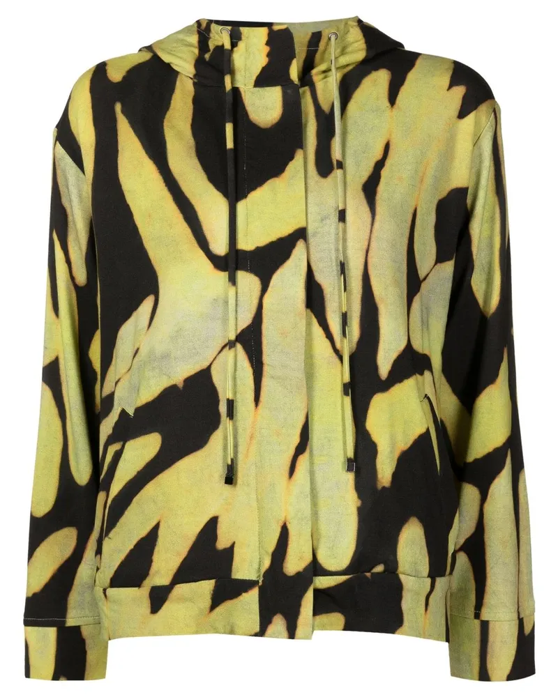 Lenny Niemeyer Hoodie mit Camouflage-Print - Grün Grün