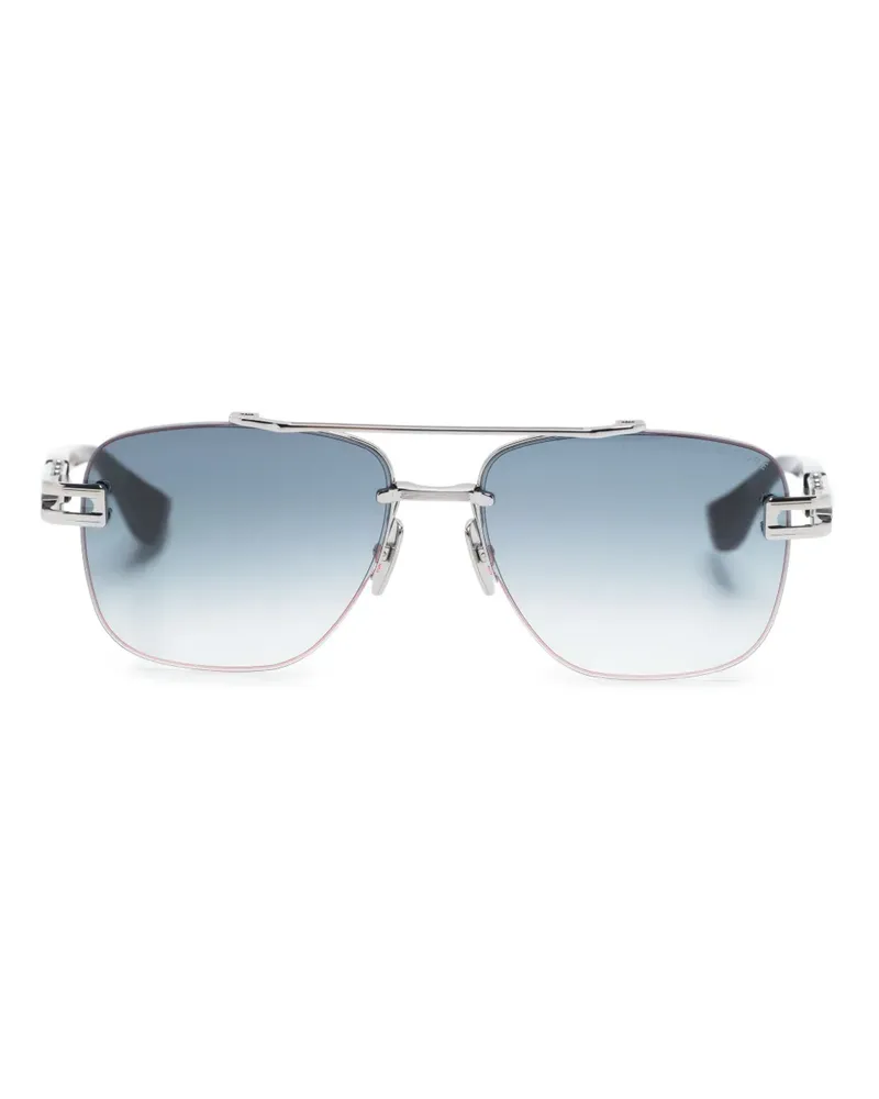 DITA Sonnenbrille im Oversized-Look mit Farbverlauf - Silber Silber