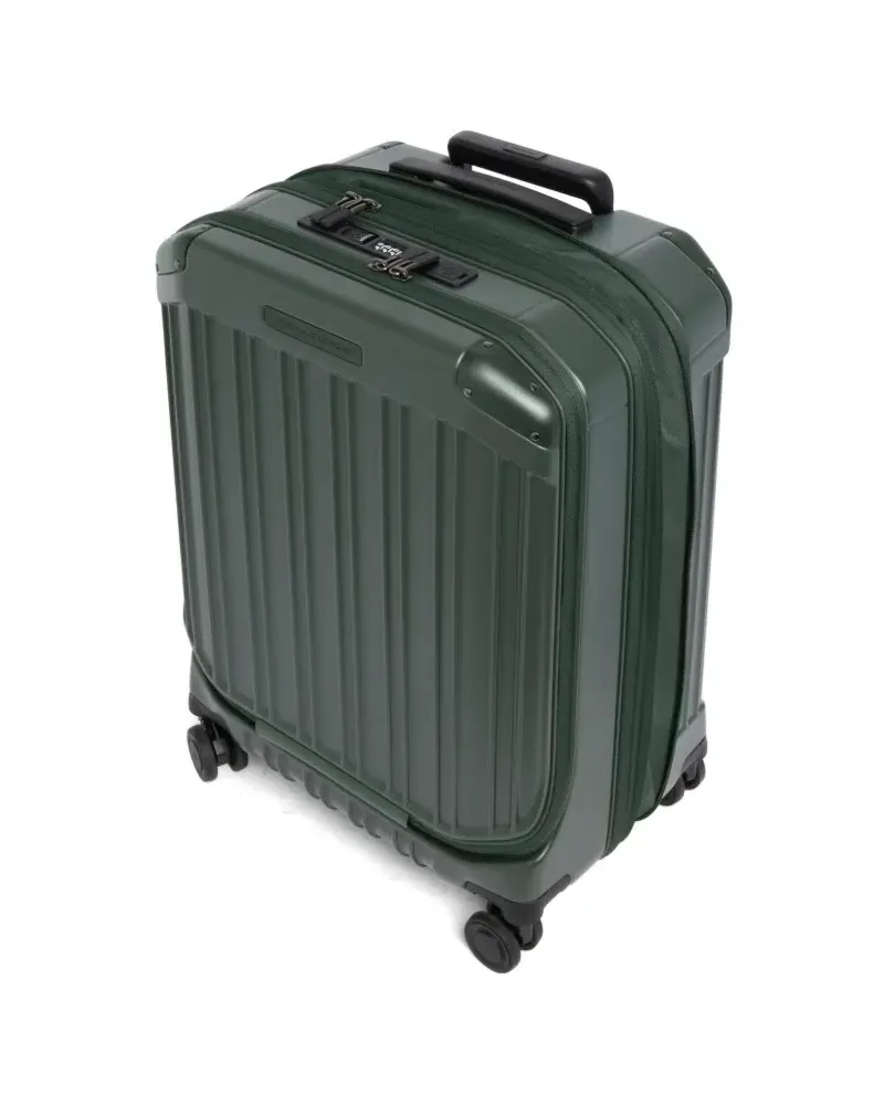 Piquadro dual-opening cabin luggage - Grün Grün