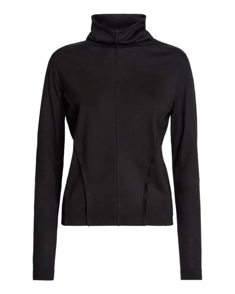 HIGH Deflect Langarmshirt mit sichtbarer Naht - Schwarz Schwarz
