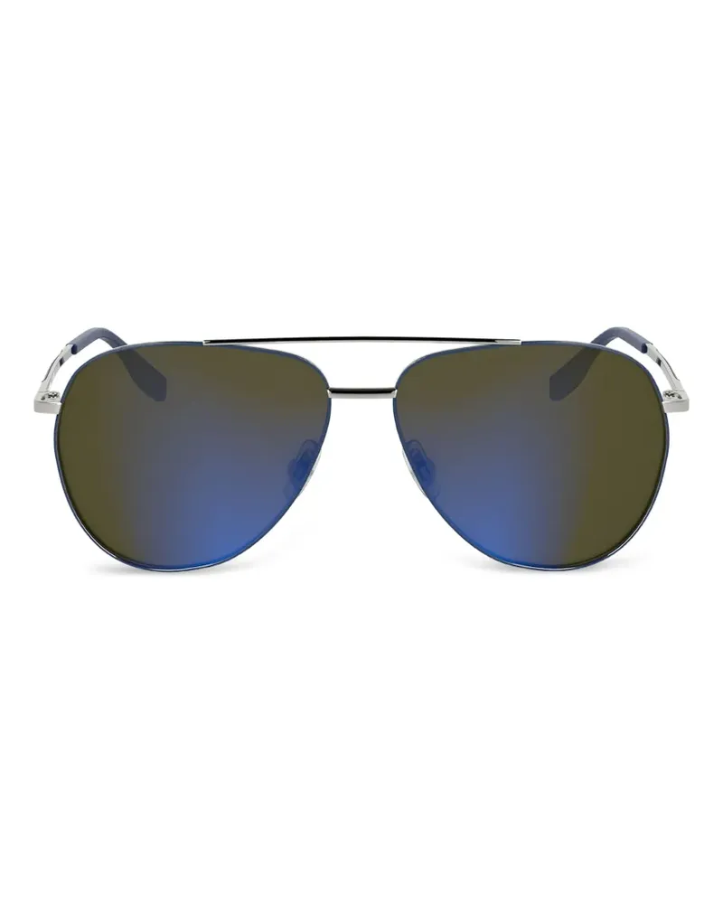 Karl Lagerfeld Pilotenbrille mit Doppelsteg - Silber Silber