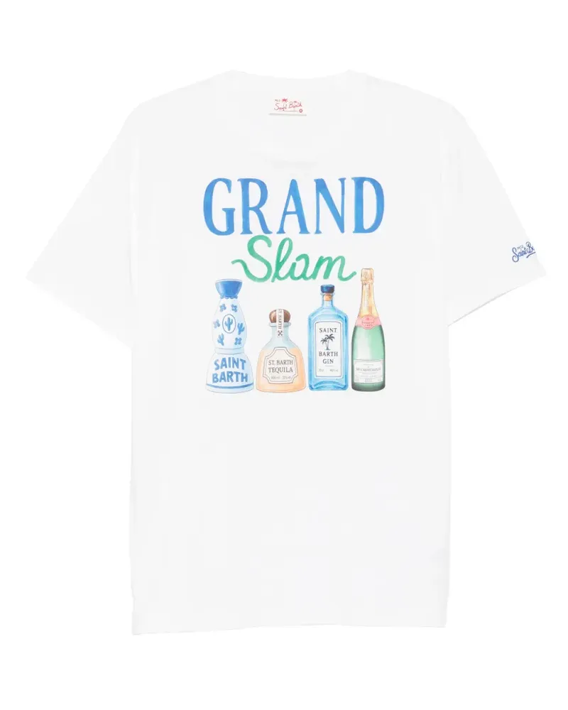 MC2 Saint Barth Denver T-Shirt mit grafischem Print - Weiß Weiß