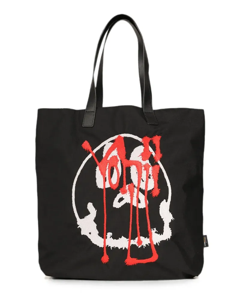 Y-3 Chito graphic tote - Schwarz Schwarz