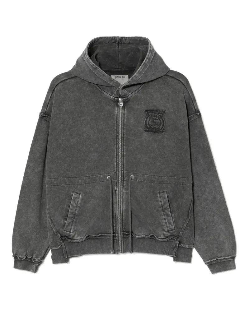 Musium Div. Hoodie mit Logo - Grau Grau