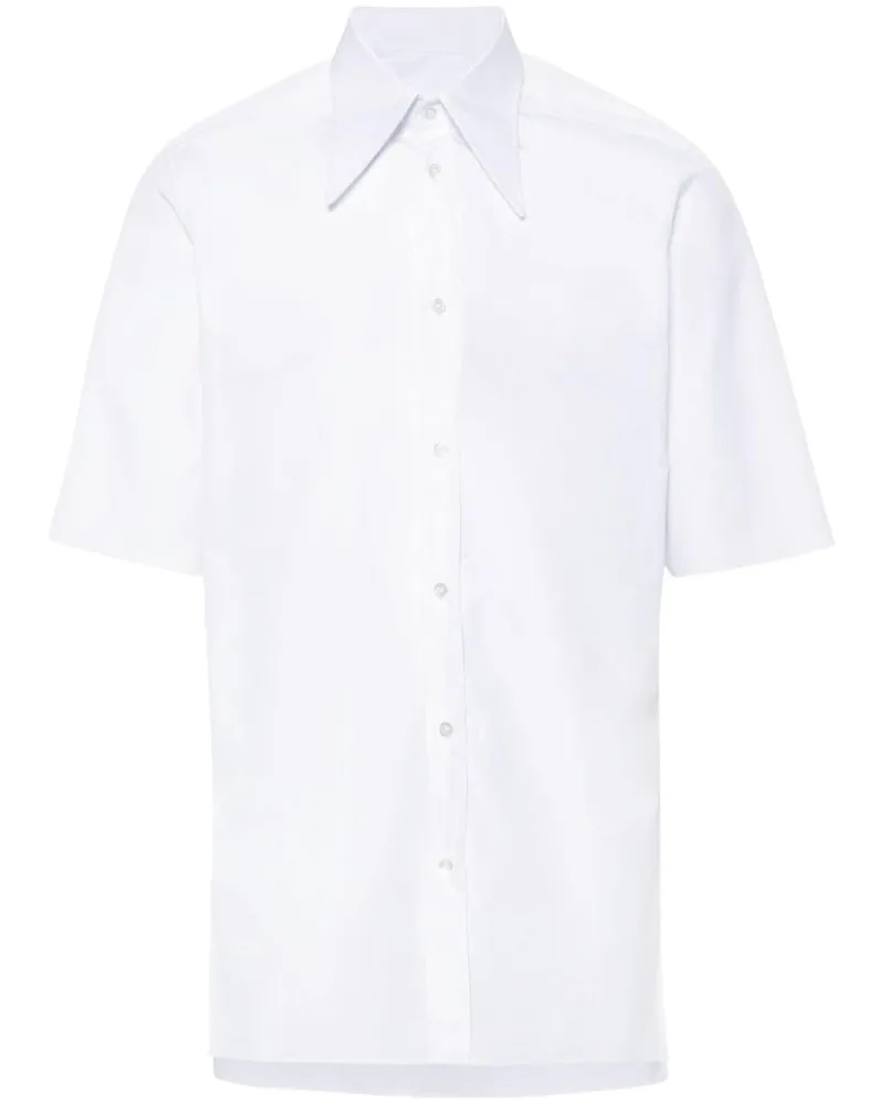 Maison Margiela Hemd aus Popeline - Weiß Weiß