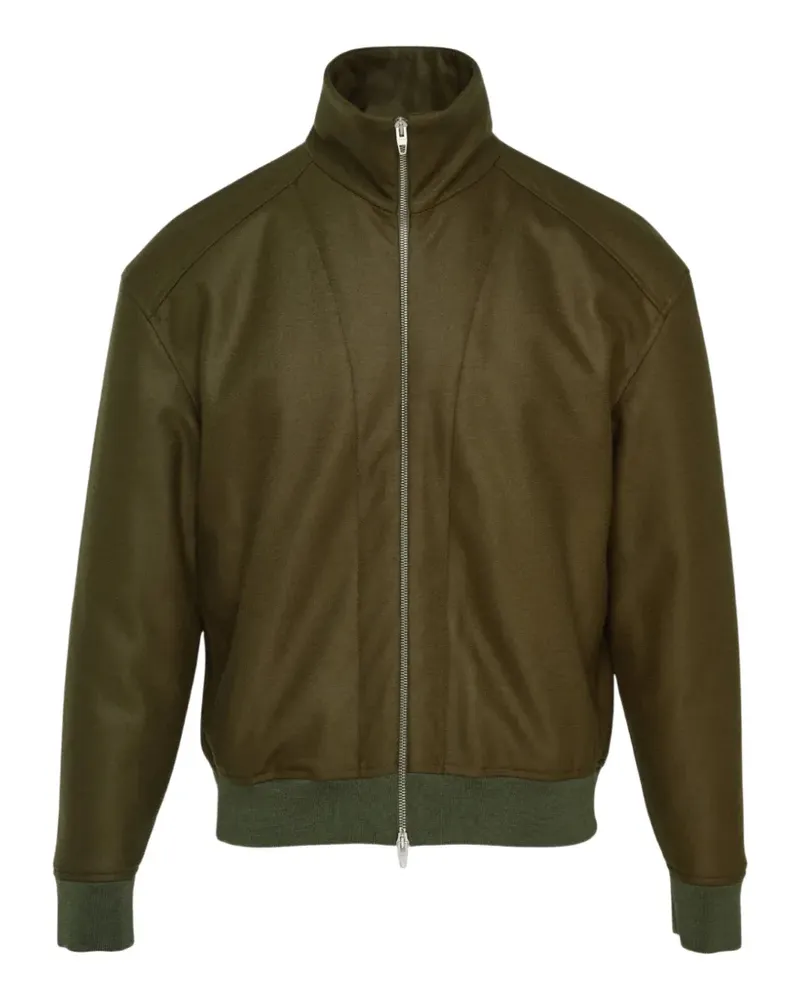 Jil Sander padded zip-up jacket - Grün Grün