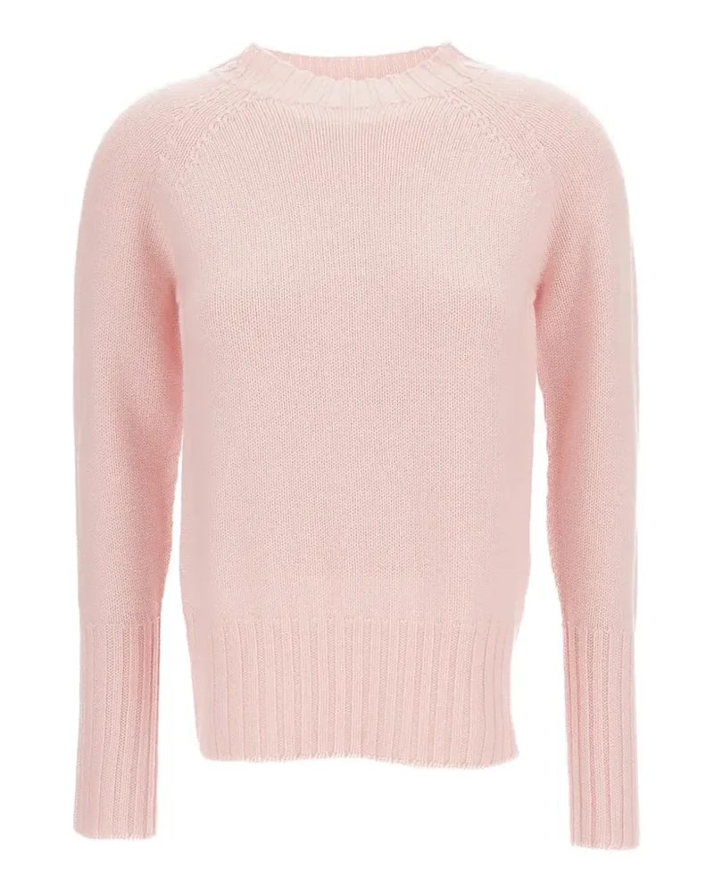 Drumohr  merino wool ribbed-knit sweater - Rosa Rosa