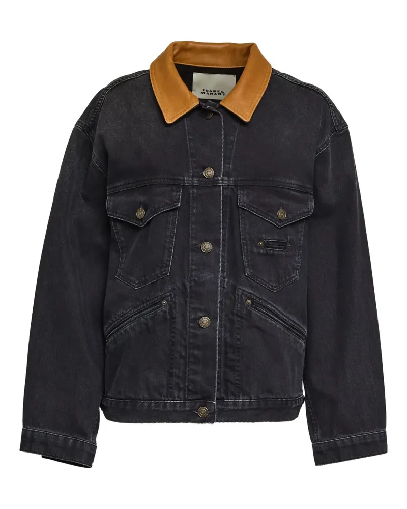 Isabel Marant Petunia denim jacket - Schwarz Schwarz