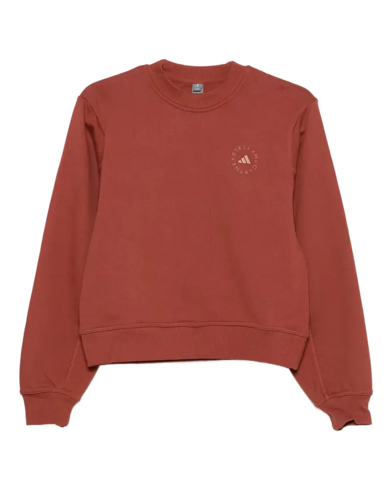 adidas logo-detail sweatshirt - Rot Rot