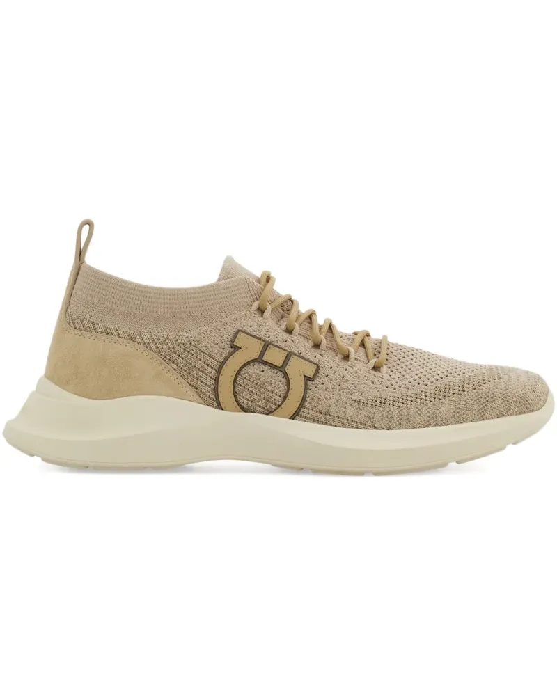 Ferragamo Gancini Sneakers - Nude Nude