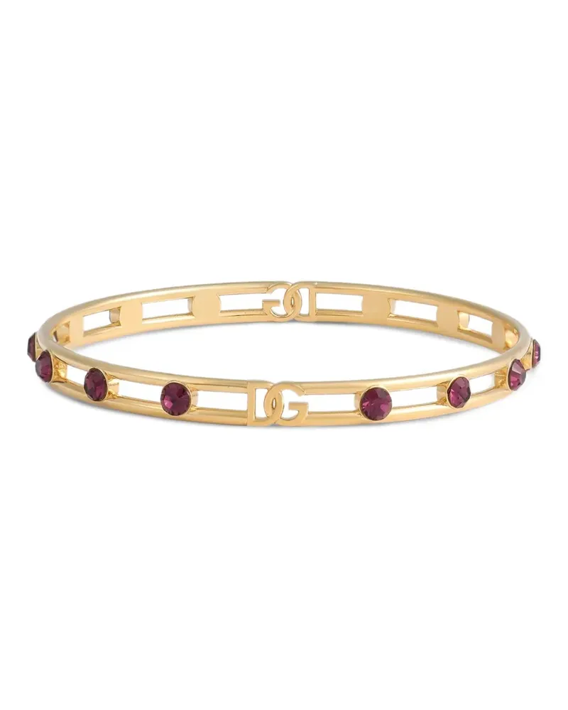 Dolce & Gabbana Armband mit Logo-Schild - Gold Gold