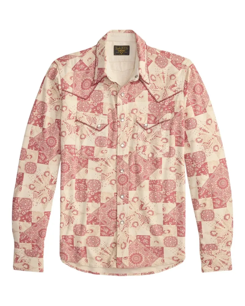 Ralph Lauren Hemd mit Paisley-Print - Nude Nude