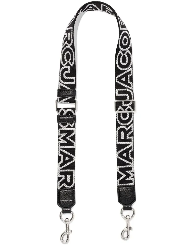 Marc Jacobs The Thin Strap Taschenriemen mit Logo - Schwarz Schwarz
