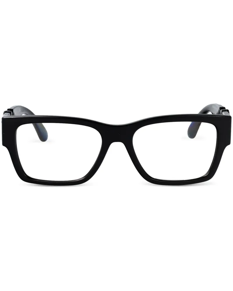 Versace Brille mit Medusa-Schild - Schwarz Schwarz
