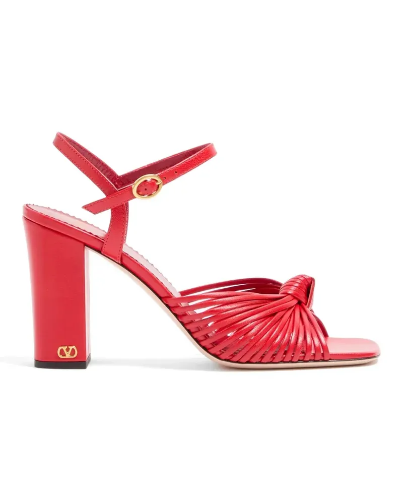 Valentino Garavani Annet Sandalen aus Ziegenleder 90mm - Rot Rot