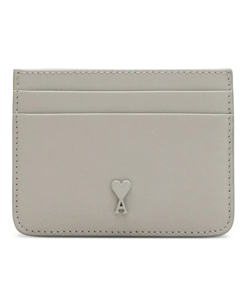 AMI Paris Kartenetui mit Nieten - Grau Grau