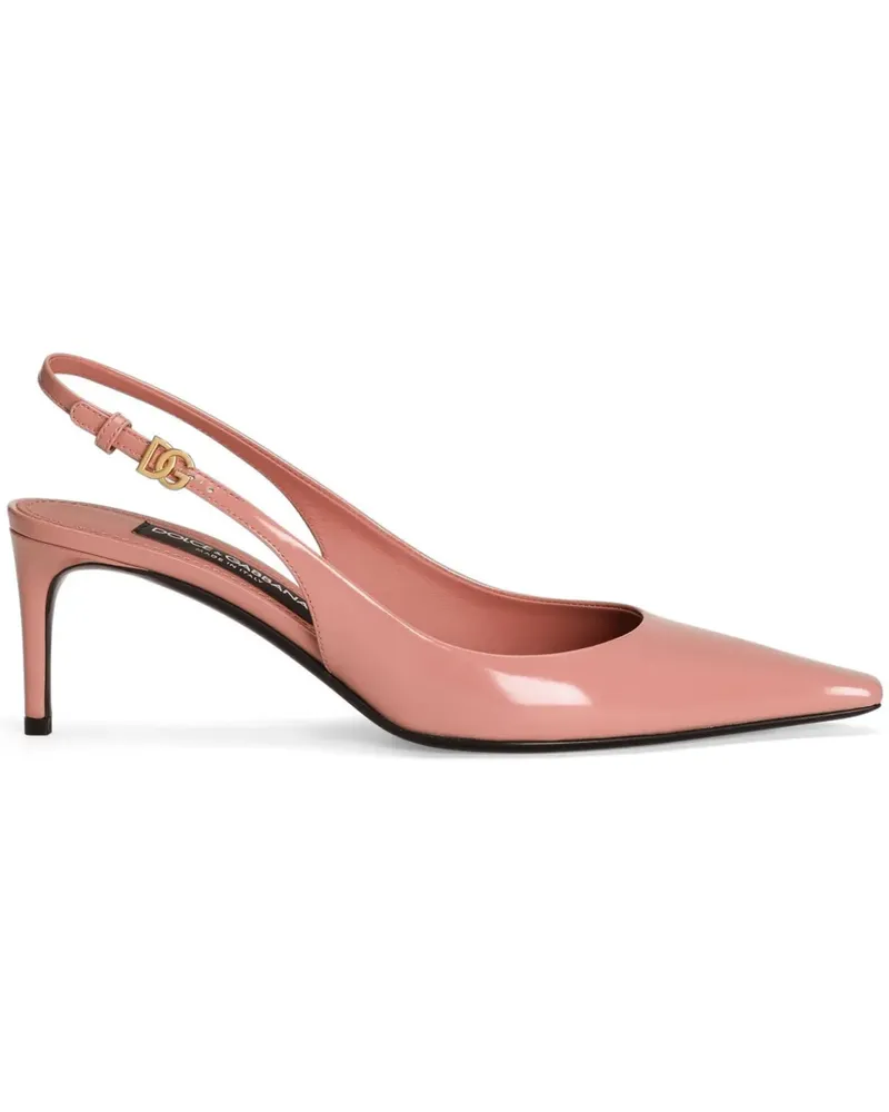 Dolce & Gabbana Polierte Slingback-Pumps 60mm - Rosa Rosa