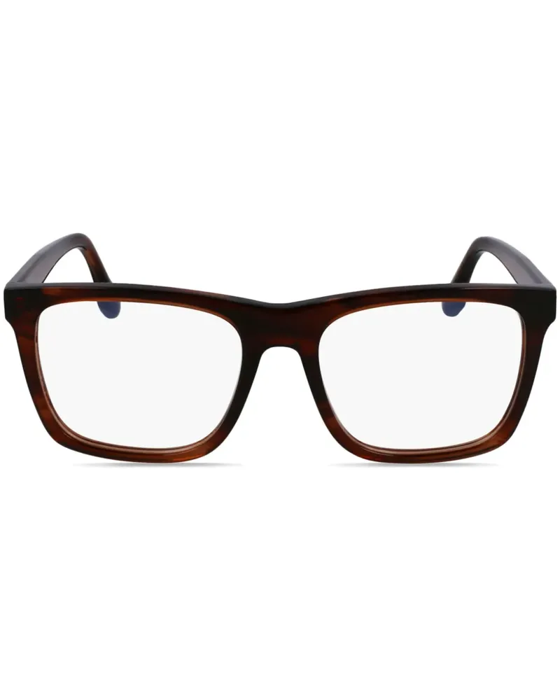 Victoria Beckham Brille mit eckigem Gestell - Braun Braun