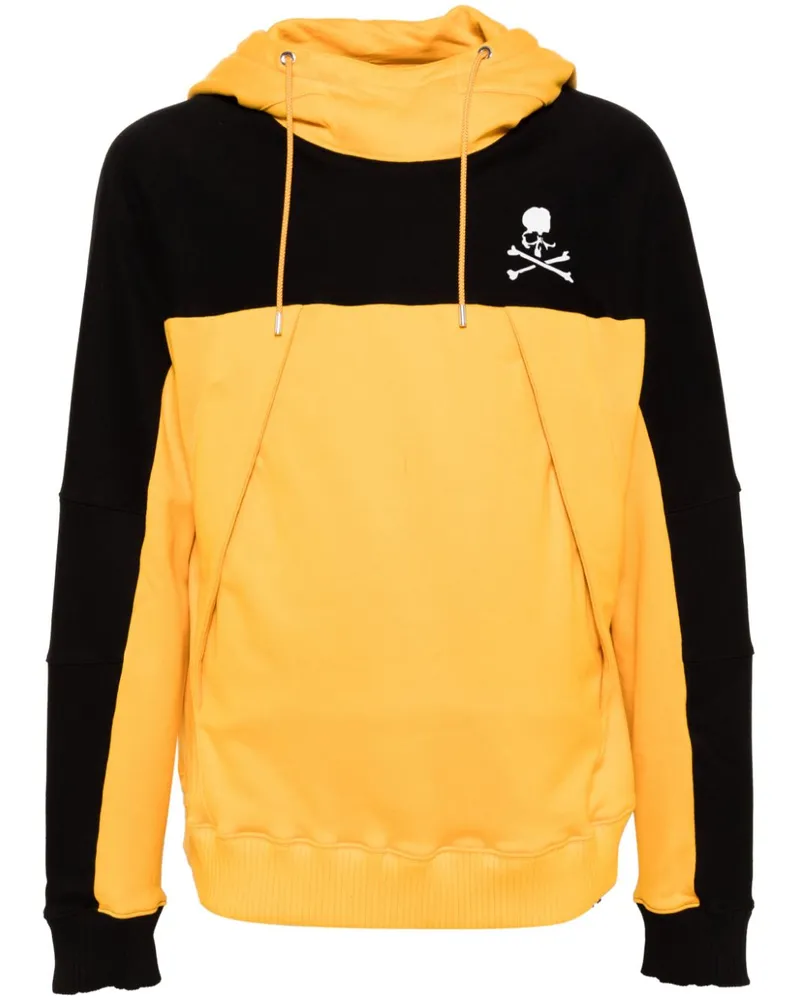 Mastermind World Hoodie in Colour-Block-Optik - Gelb Gelb
