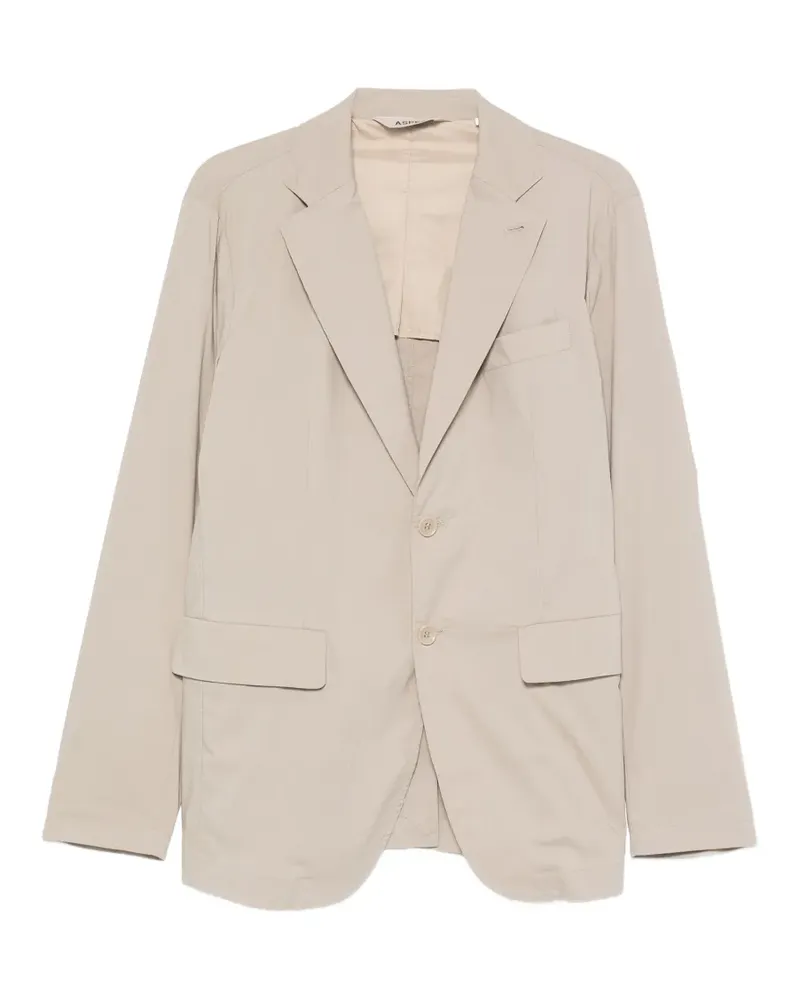 ASPESI notch-lapel single-breasted blazer - Nude Nude