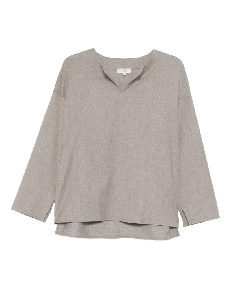 Antonelli Firenze Custoza V-neck blouse - Braun Braun