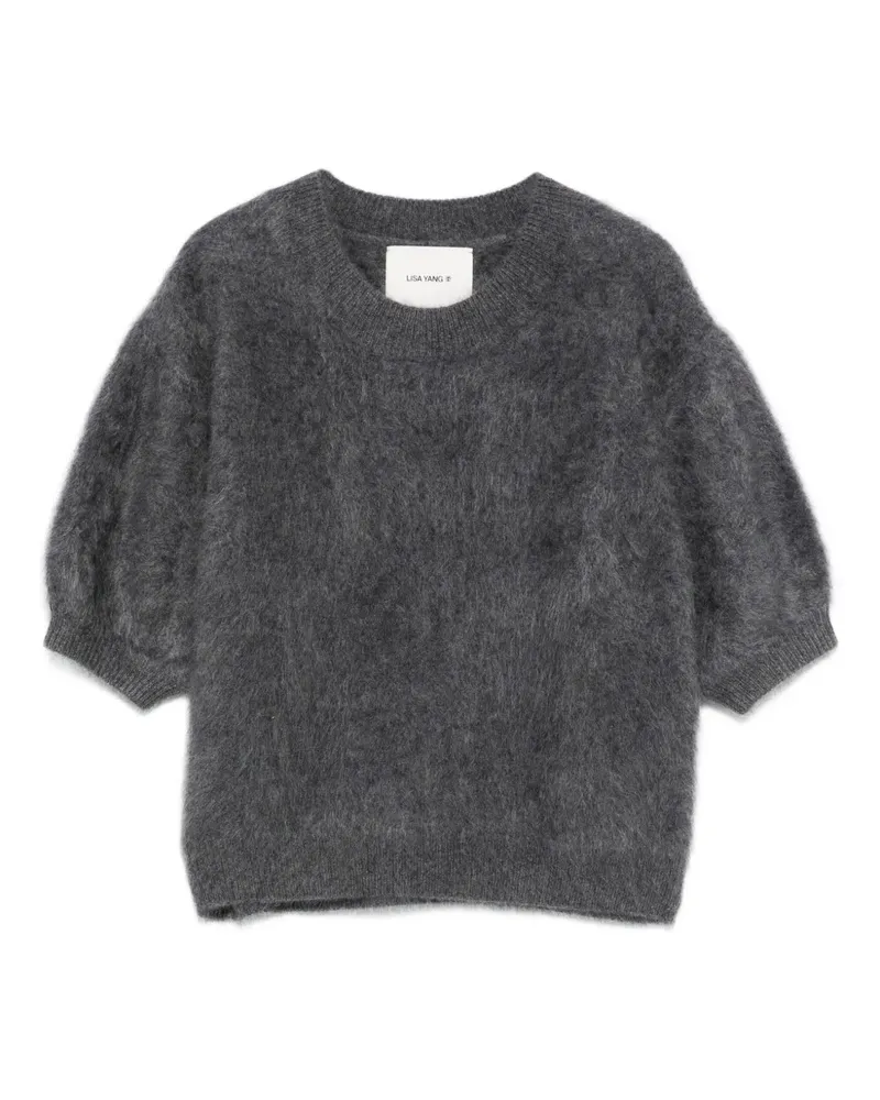 Lisa Yang Mohairpullover mit Puffärmeln - Grau Grau