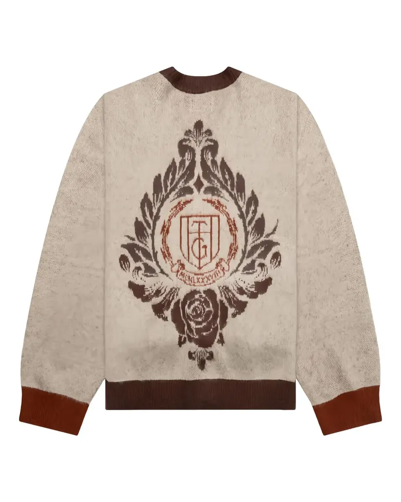 Honor The Gift Gestrickter Intarsien-Cardigan - Braun Braun