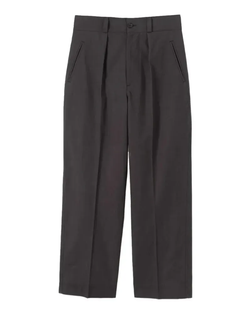 Margaret Howell pleated jet-pocket trousers - Grau Grau