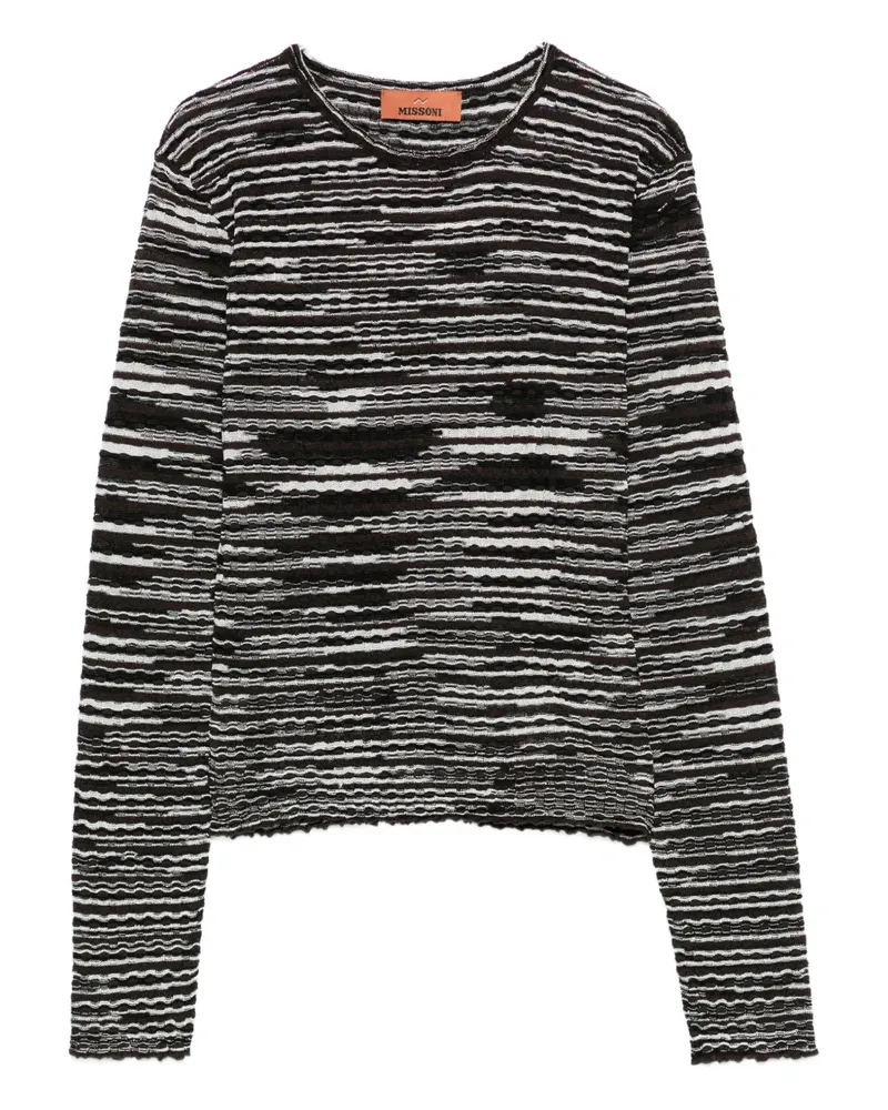 Missoni round-neck sweater - Schwarz Schwarz