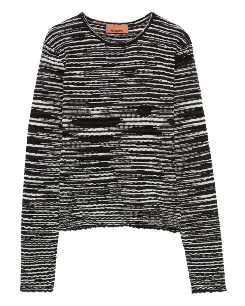 Missoni Pullover mit Rundhalsausschnitt - Schwarz Schwarz