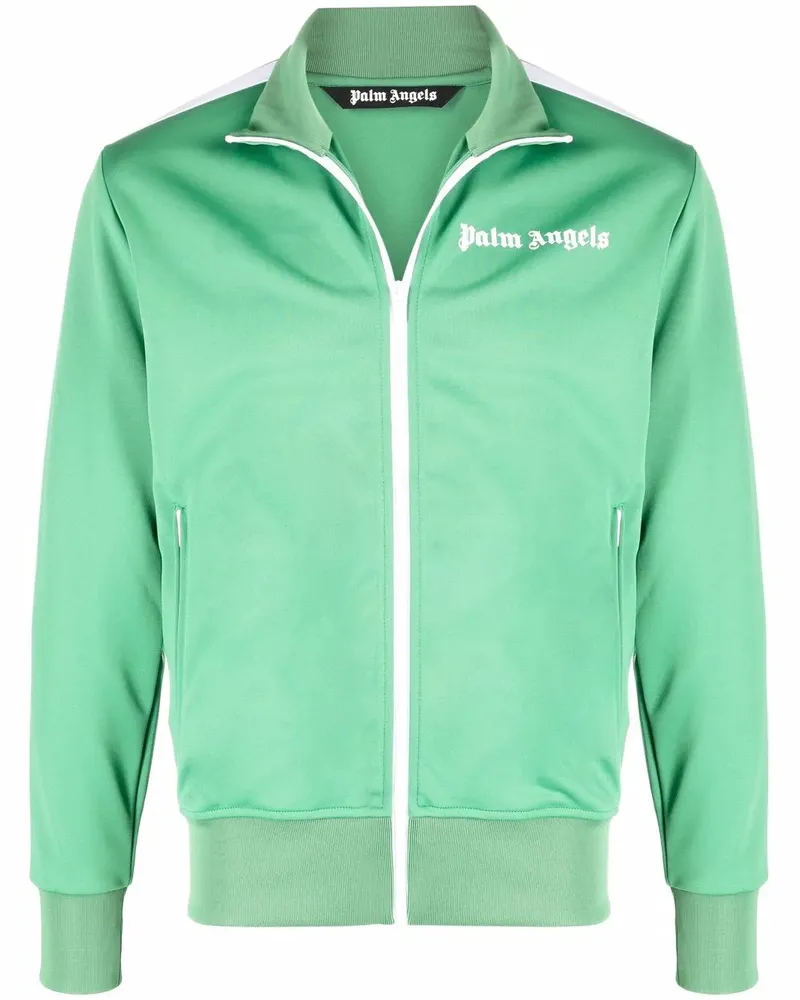 Palm Angels Sportjacke mit Reißverschluss - Grün Grün