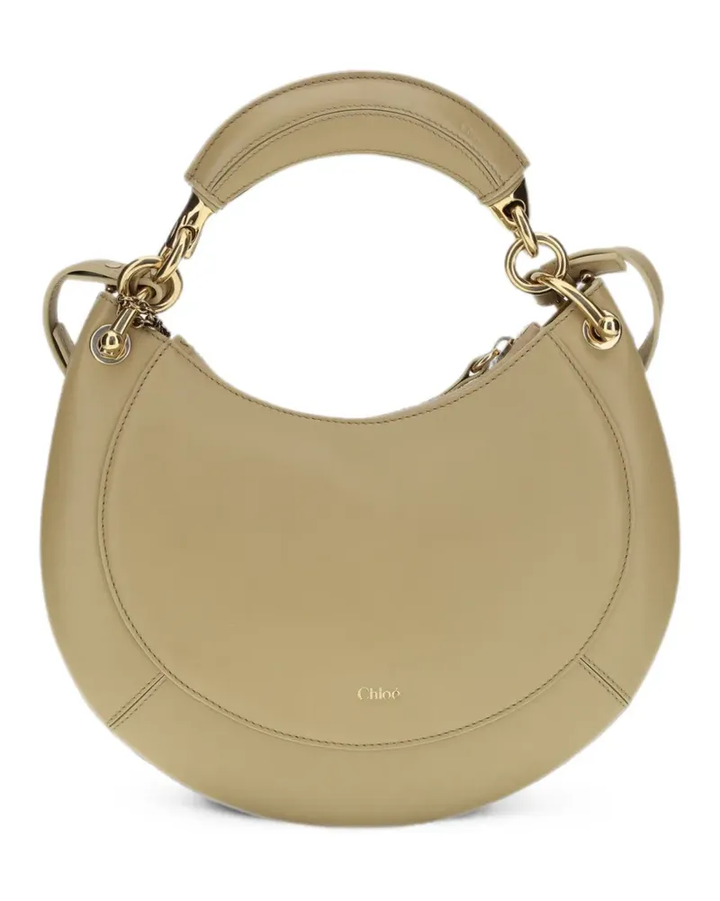 Chloé Marcie leather shoulder bag - Nude Nude