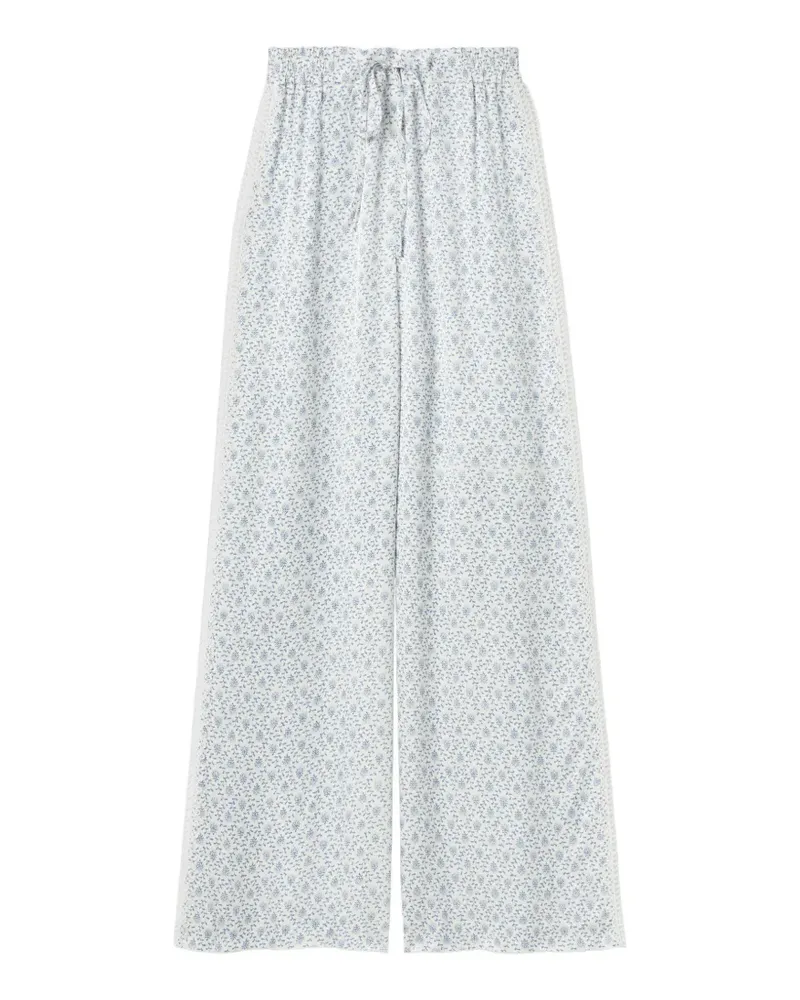 Claudie Pierlot printed palazzo trousers - Weiß Weiß