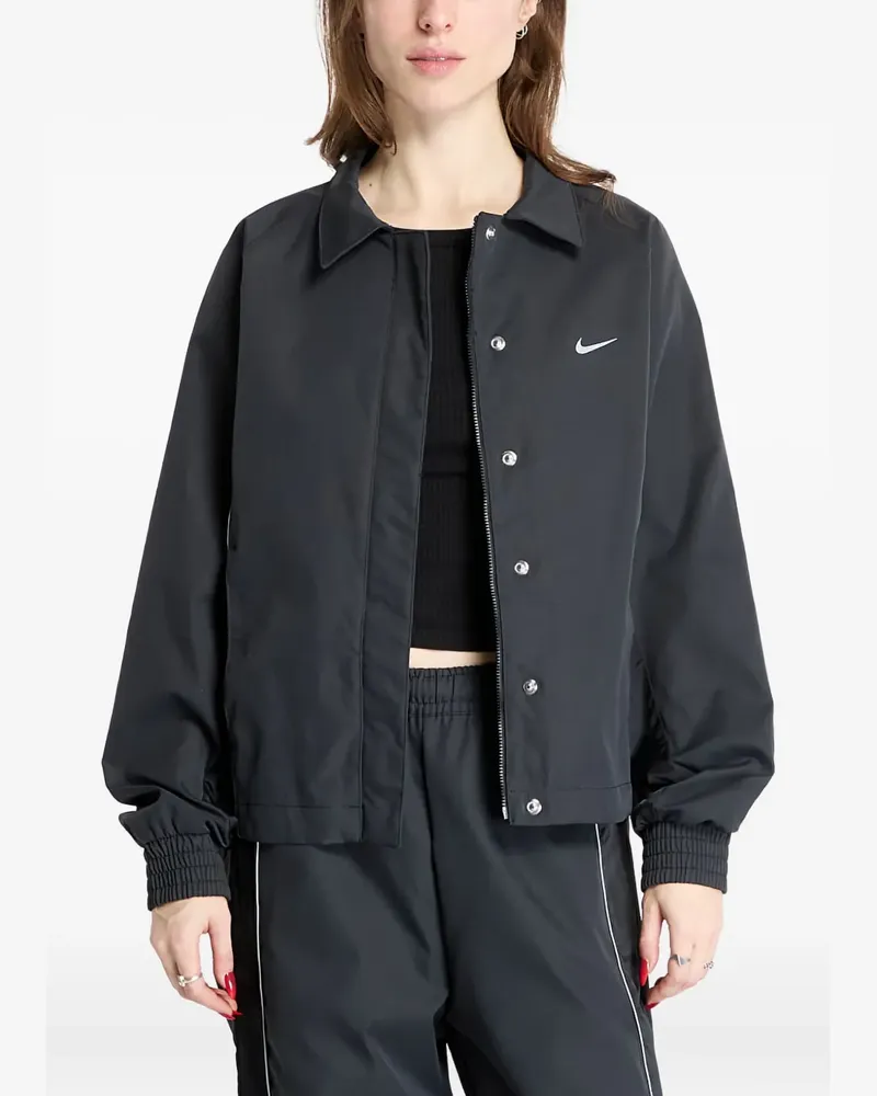 Nike zip-up bomber jacket - Schwarz Schwarz
