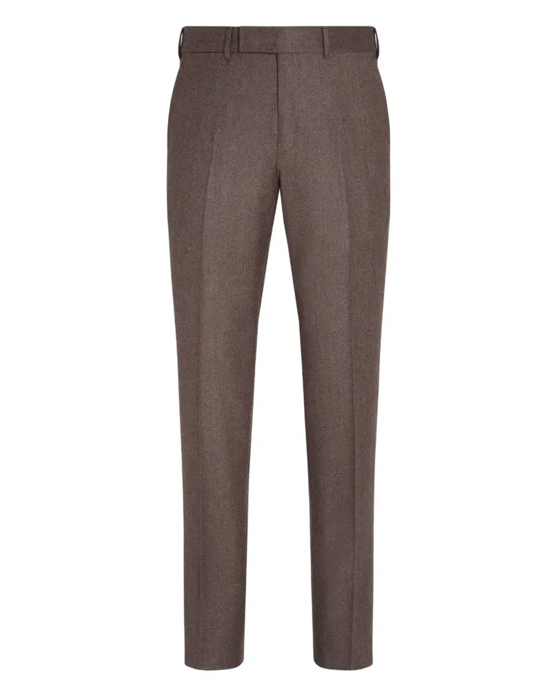 Ermenegildo Zegna Hose mit meliertem Effekt - Braun Braun