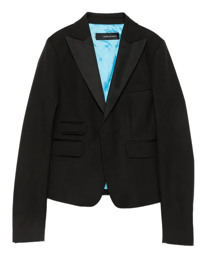 Dsquared2 Blazer mit steigendem Revers - Schwarz Schwarz