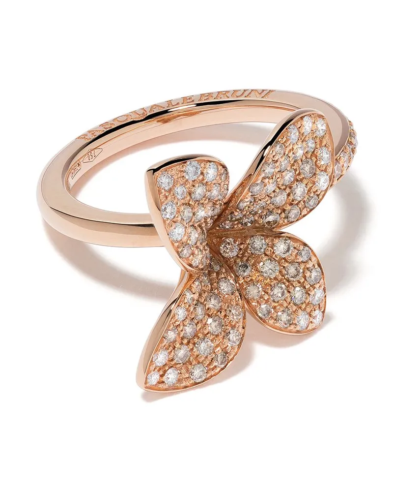 Pasquale Bruni 18kt Rotgoldring mit Diamanten - Rosa Rosa