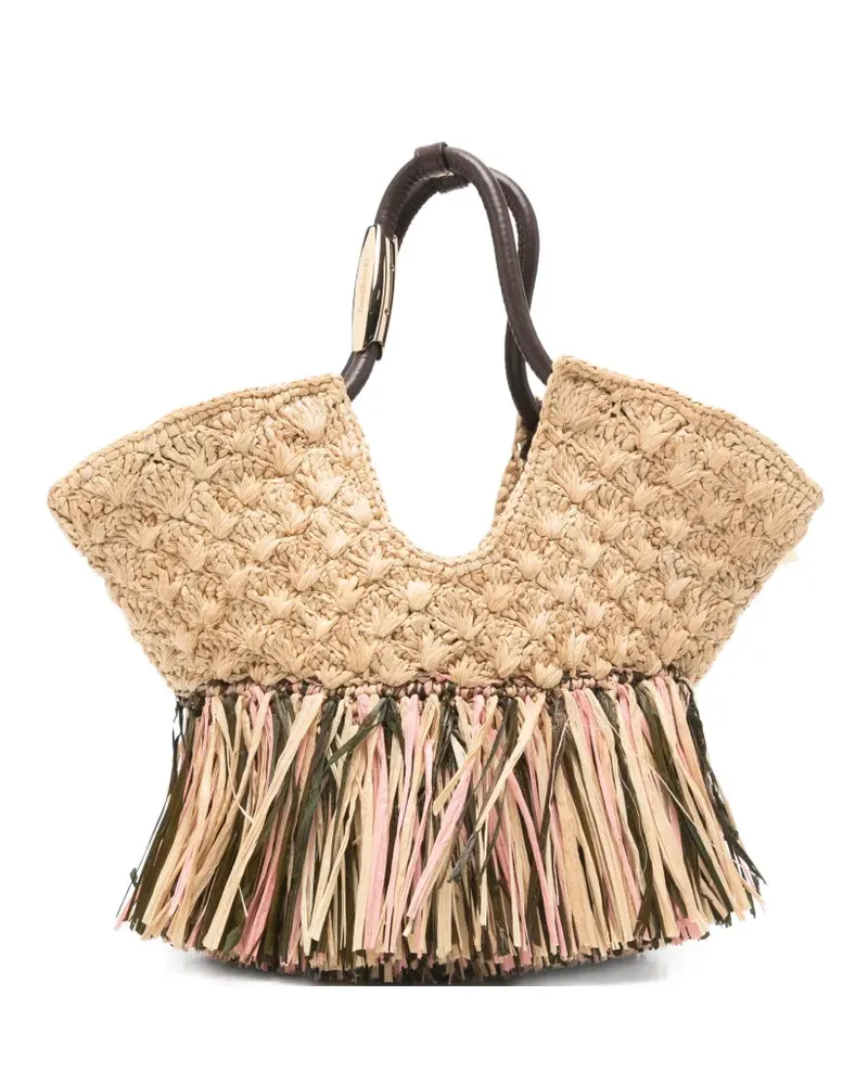 Zimmermann Goldentime tote bag - Nude Nude