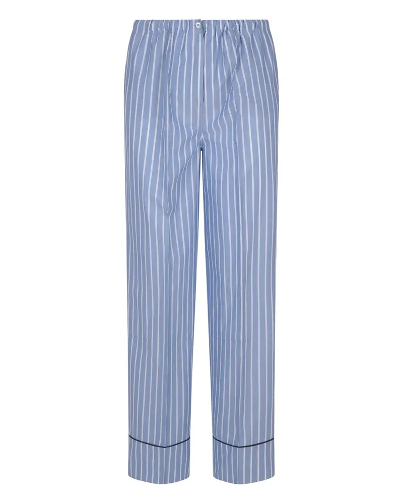 Prada Gestreifte Hose - Blau Blau