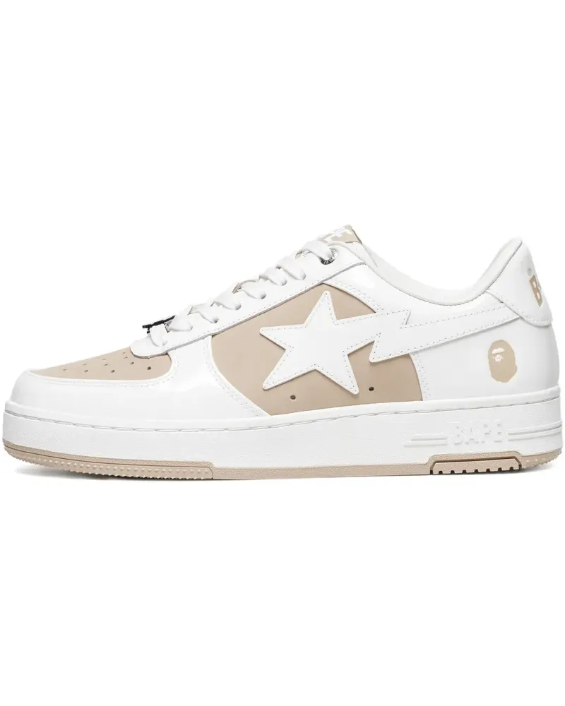 BAPE Sneakers mit Stern-Patch - Weiß Weiß