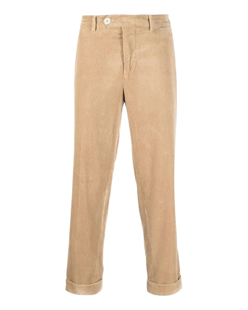 Brunello Cucinelli Straight-Leg-Hose aus Cord - Nude Nude