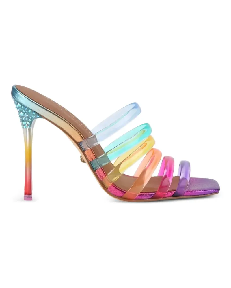 Kurt Geiger Sandalen mit Regenbogenriemen - Braun Braun