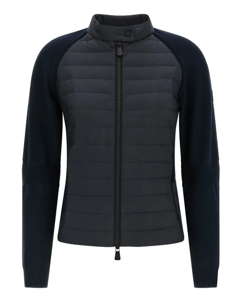 Moncler Gefütterter Cardigan mit Reißverschluss - Blau Blau