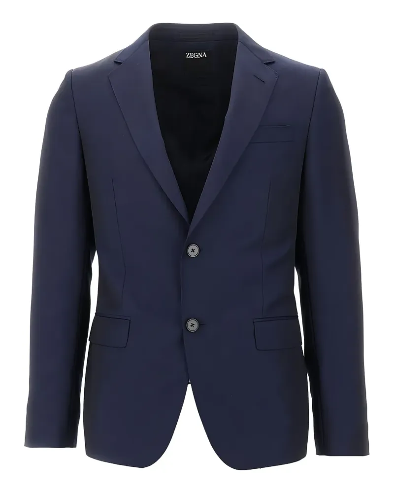 Ermenegildo Zegna notched-lapel blazer - Blau Blau