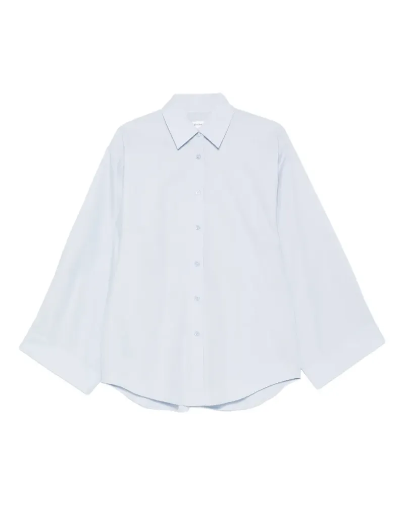FRANKIE Shop Tila Hemd mit Knopfverschluss - Blau Blau