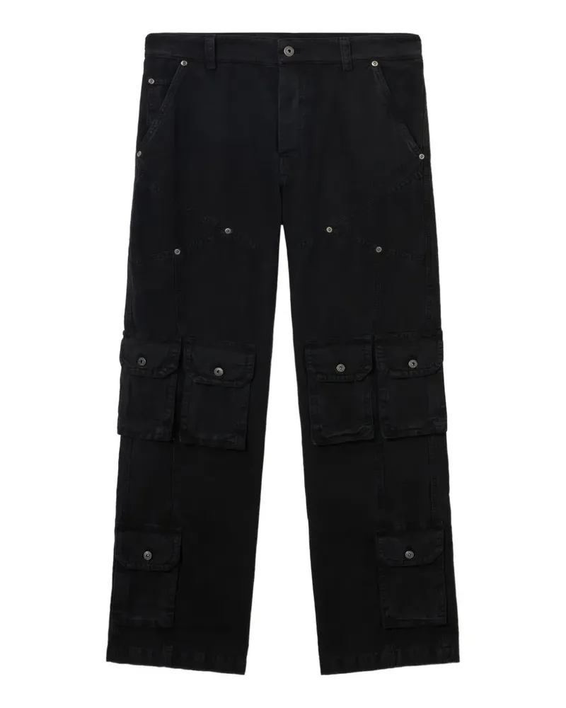 OFF-WHITE multi-pocket cargo pants - Schwarz Schwarz